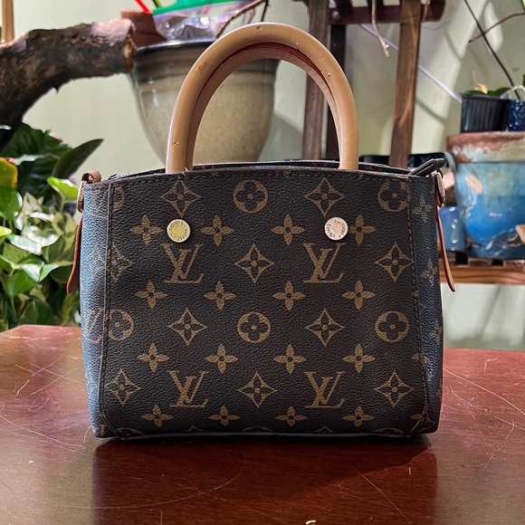Louis Vuitton Mini Monogram Brown and Tan Bag - Picture 3 of 7